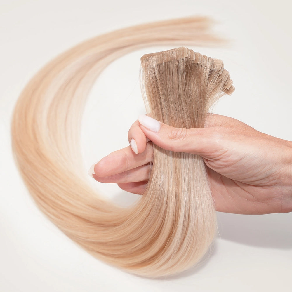 Extensions de cheveux russes à bande invisible (trame de peau)