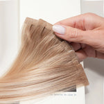 Extensions de cheveux russes à bande invisible (trame de peau)