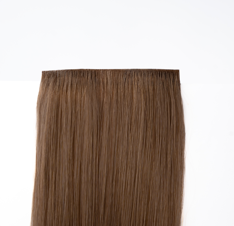 Extensions de cheveux russes à bande invisible (trame de peau)