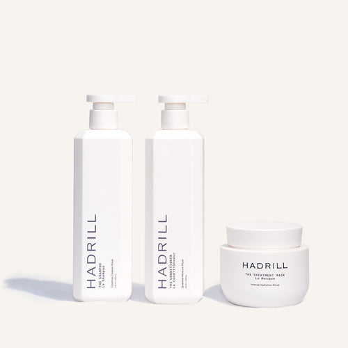 Ritual Trio (unboxed): Hadrill The Shampoo 270ml, The Conditioner 270ml and The Treatment Mask 250ml